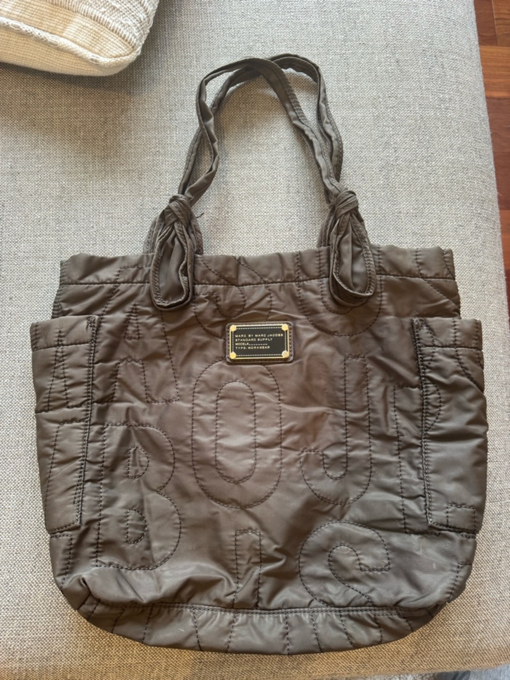 Set of 2 Marc By Marc Jacobs bags - Brown Tote and Black leather bag